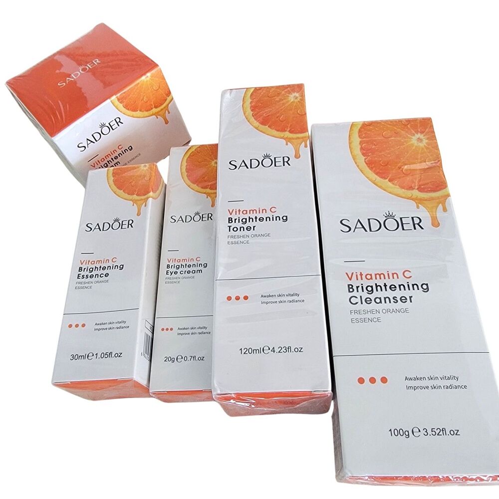 SADOER Vitamin C Brightening 5 Piece Collection New